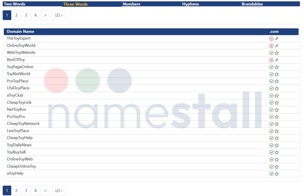 Three Words Domain Name Sugggestions Three Words Domain Name Suggestions